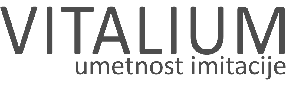 Logotip VITALIUM – umetnost imitacije, zobotehnični laboratorij